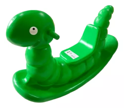 Gangorra Infantil Minhoca Verde Xalingo